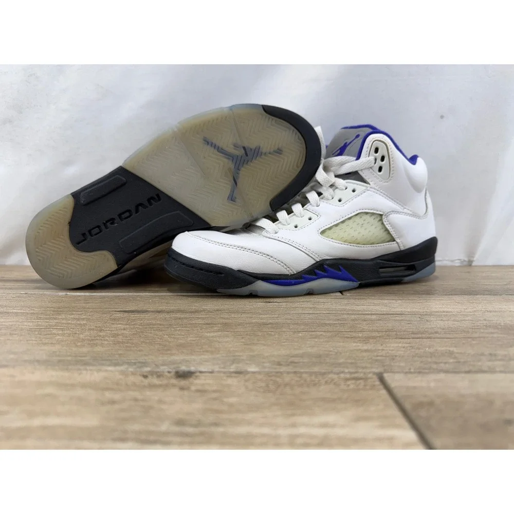 Jordan 5 Retro Concord White Purple Mens Basketball Shoes 440888-141 Size‎ 7Y